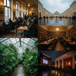 Куда пойти в дождь в Москве: уютные и необычные места для отдыха