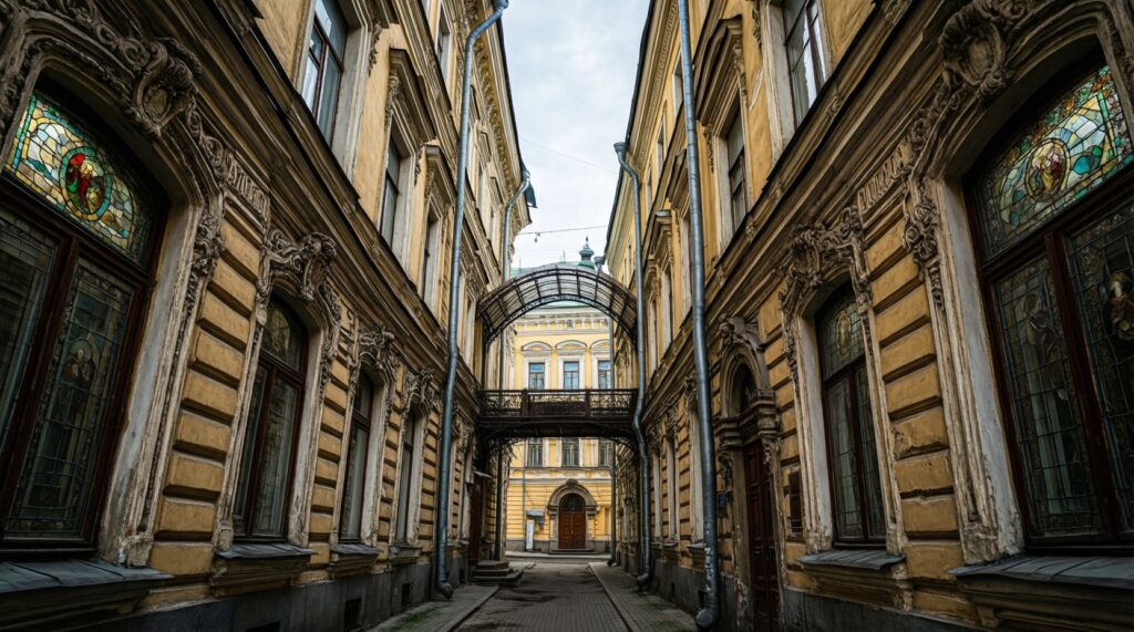 Самые красивые московские лестницы, балконы и витражи: фотомаршрут - иллюстрация