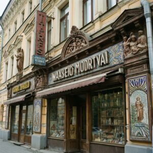 Москва в деталях: старинные вывески, мозаики и декор на фасадах города