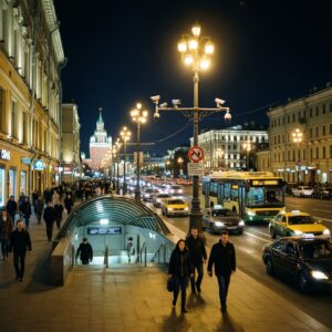 Москва ночью: безопасные маршруты, подсветка зданий и куда зайти после прогулки