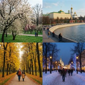 Сезонные маршруты в Москве: где ловить цветение, золотую осень и зимние огни