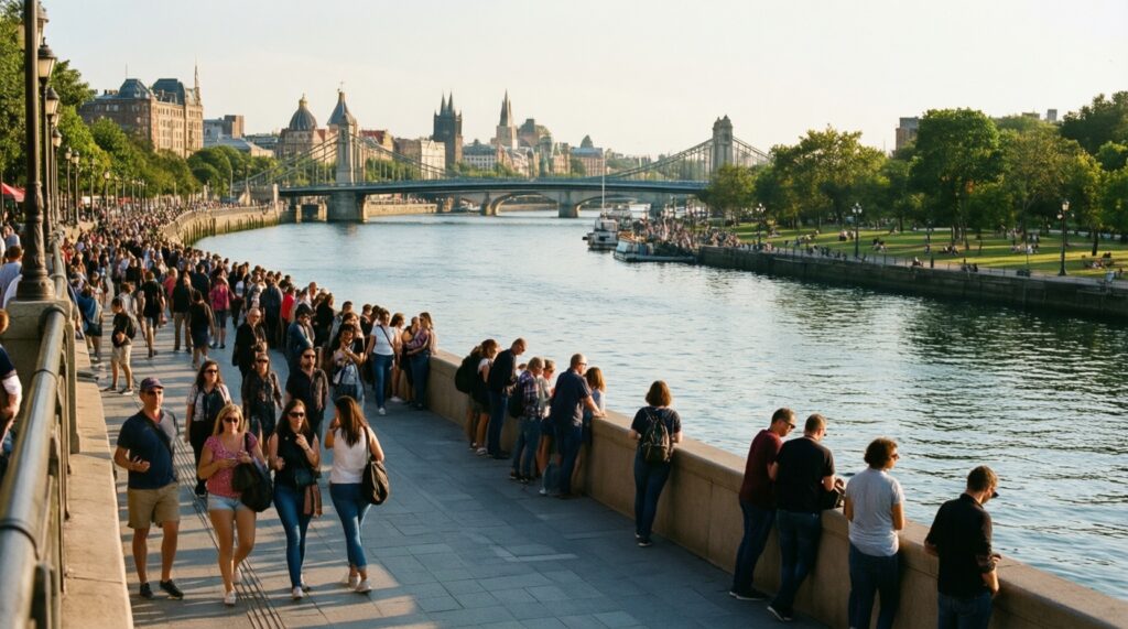 Маршрут по московским набережным: от тихих мест до главных панорам - иллюстрация