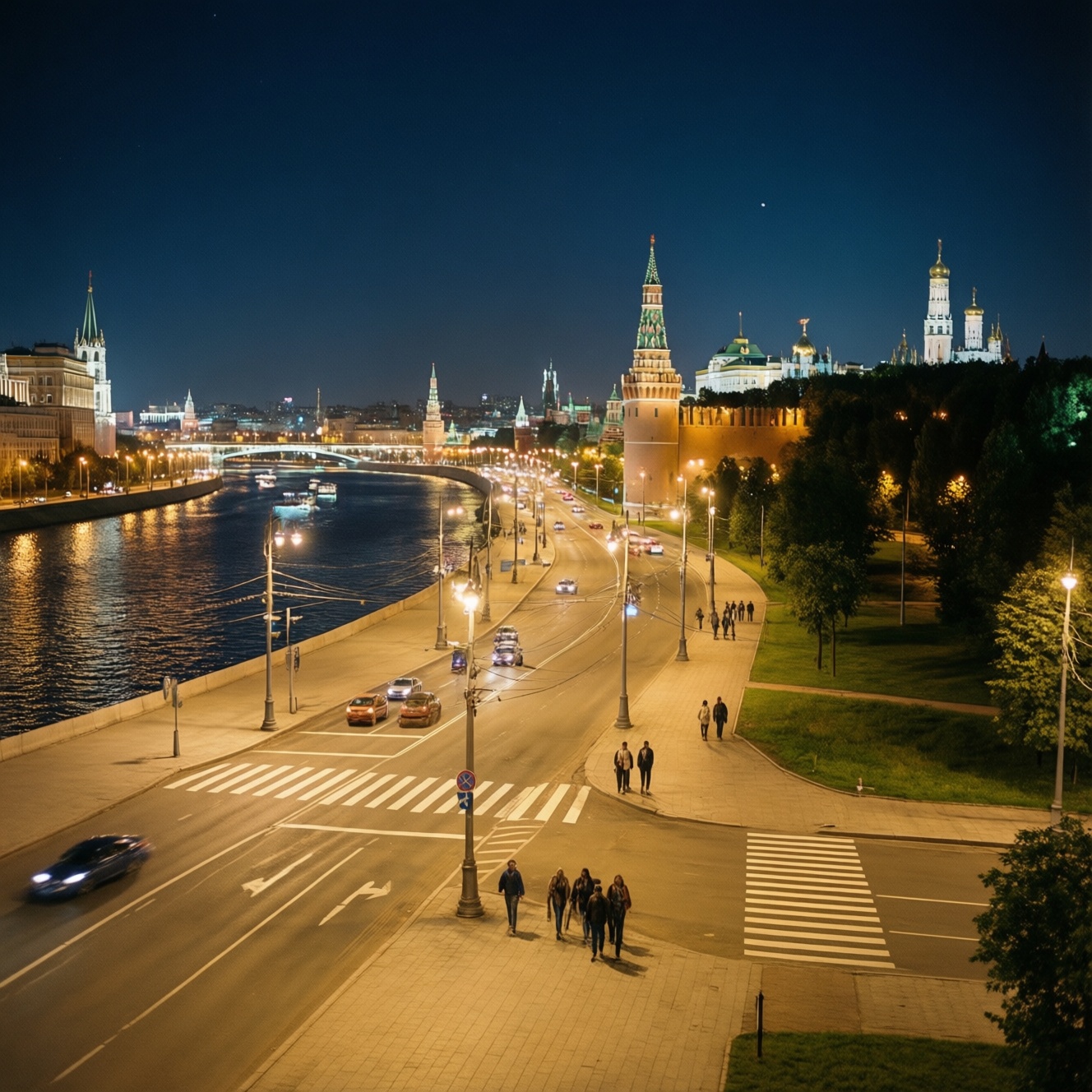 Ночная Москва без клубов: прогулочные маршруты, огни и тихие места
