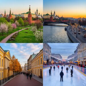 Куда идти в Москве: сезонные маршруты весной, летом, осенью и зимой
