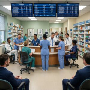 Оптимизация очередей в поликлиниках как единая система управления кадрами и лекарствами