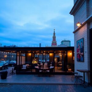 Современная банкетная служба в самом центре Москвы